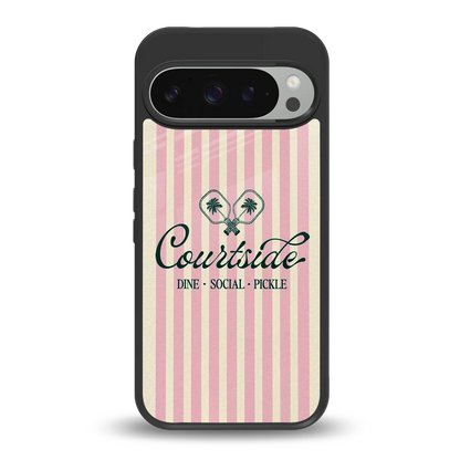 Courtside back phone cover | glass case for google pixel 9 pro xl