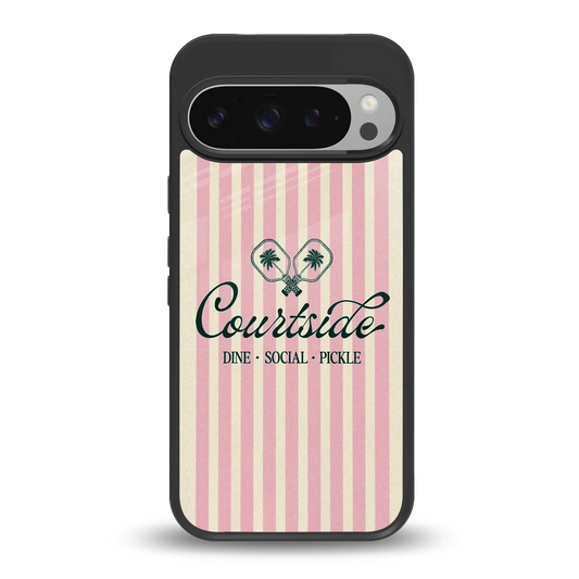 Courtside back phone cover | glass case for google pixel 9 pro xl