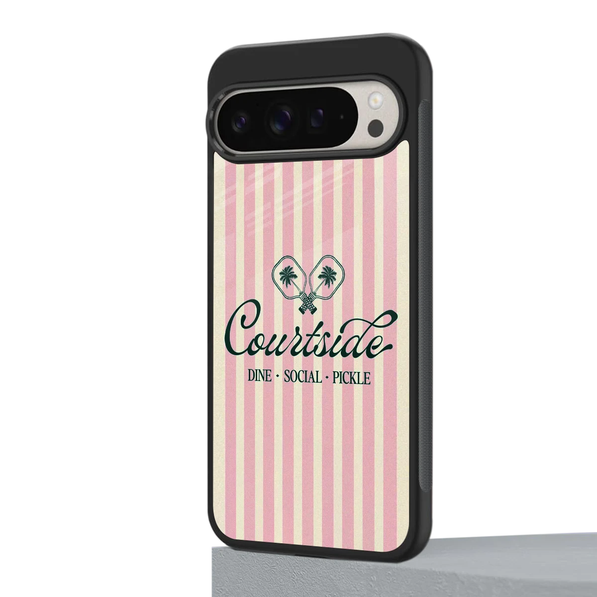 Courtside google pixel 9 pro xl mobile cover | shockproof glass phone case