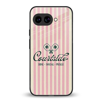 Courtside back phone cover | glass case for google pixel 10a