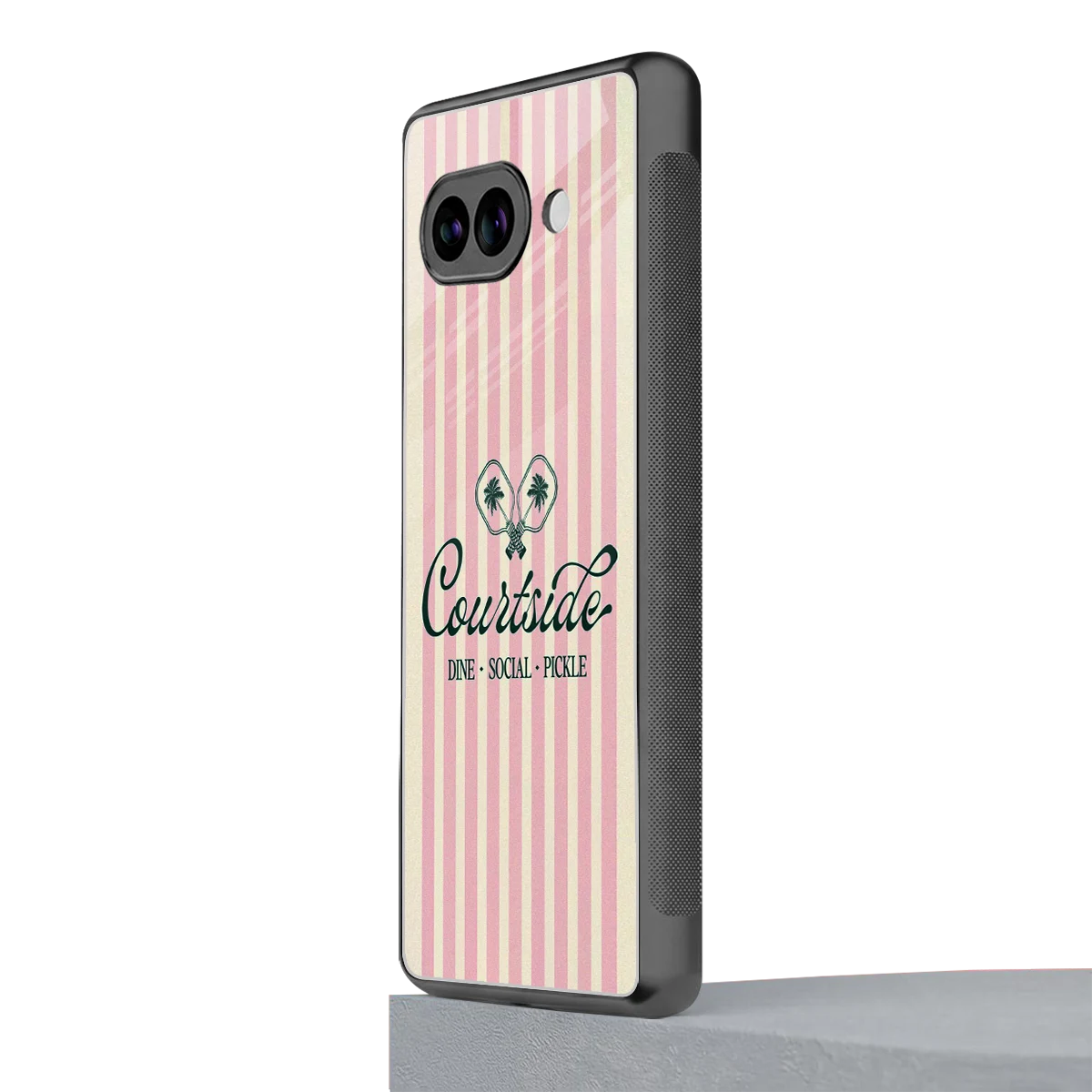 Courtside google pixel 10a mobile cover | shockproof glass phone case