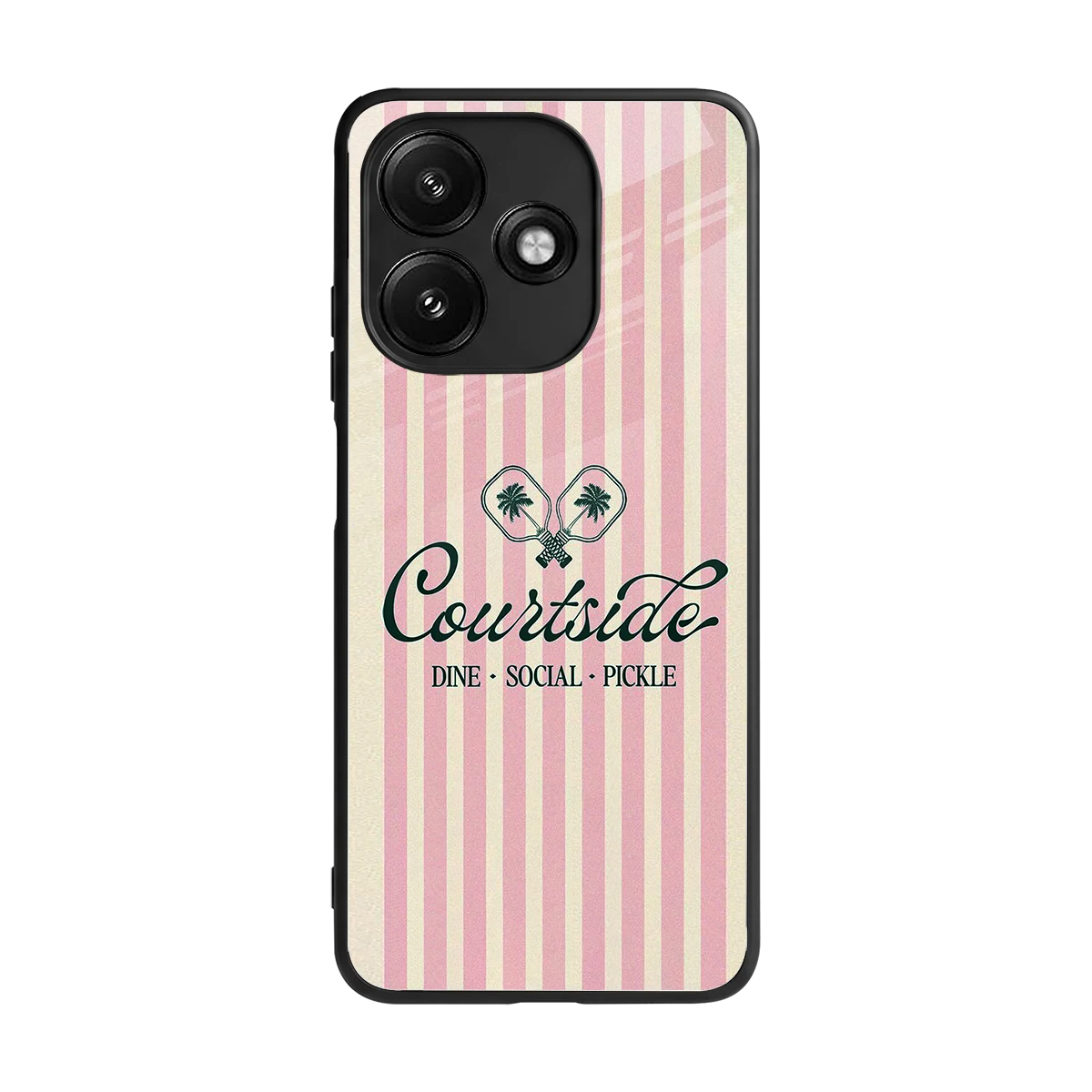 Courtside back phone cover | glass case for redmi 12 5g