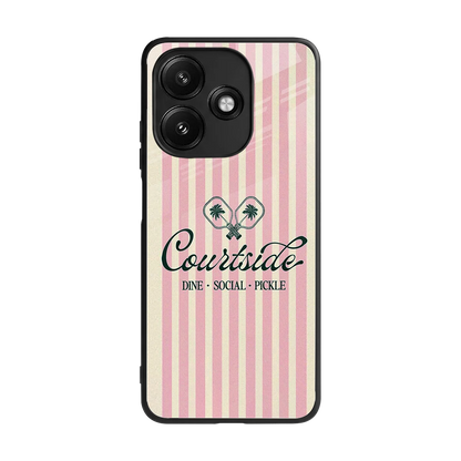 Courtside back phone cover | glass case for redmi 12 5g