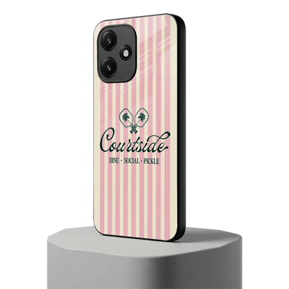 Courtside redmi 12 5g mobile cover | shockproof glass phone case