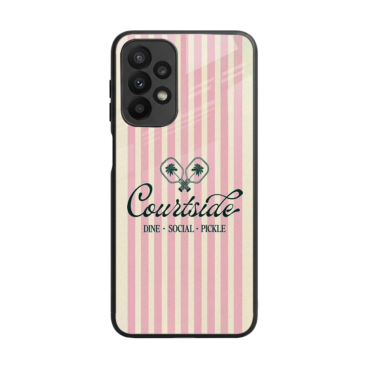 Courtside back phone cover | glass case for samsung galaxy a23