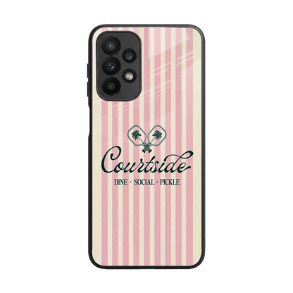 Courtside back phone cover | glass case for samsung galaxy a23