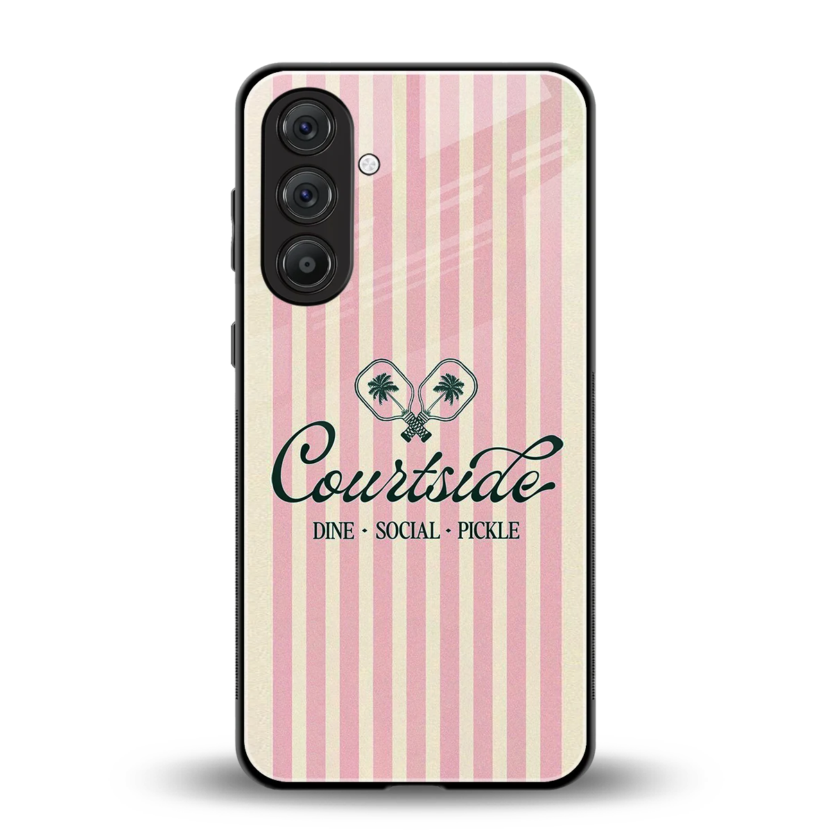 Courtside back phone cover | glass case for samsung galaxy m35 5g