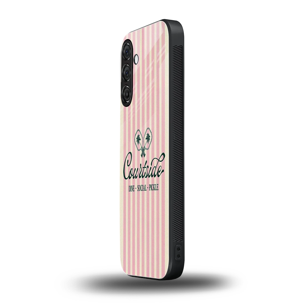 Courtside samsung galaxy m35 5g mobile cover | shockproof glass phone case