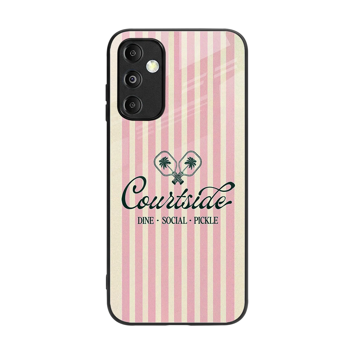 Courtside back phone cover | glass case for samsung galaxy m14 5g