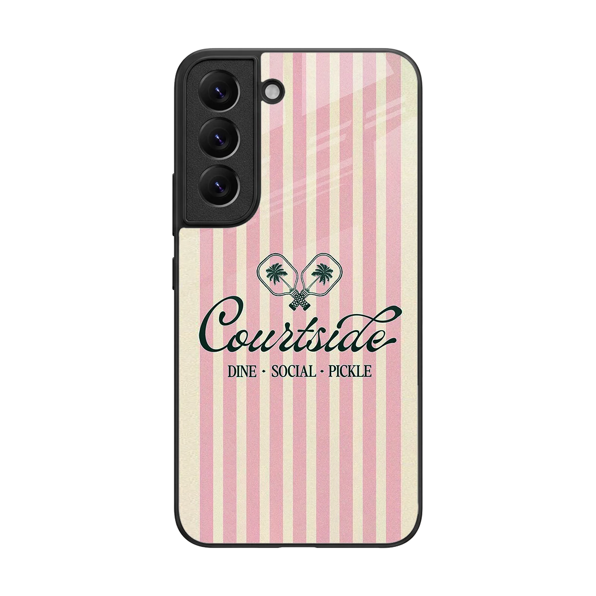 Courtside back phone cover | glass case for samsung galaxy s22