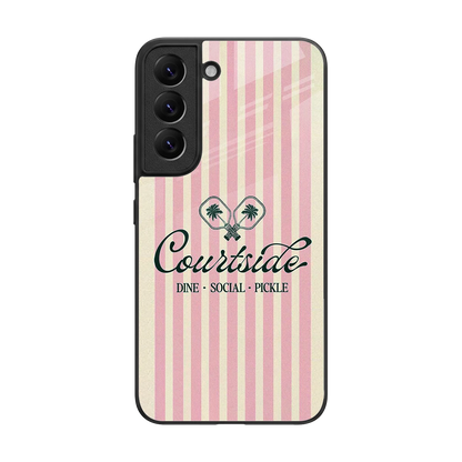 Courtside back phone cover | glass case for samsung galaxy s22