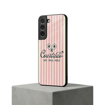 Courtside samsung galaxy s22 mobile cover | shockproof glass phone case