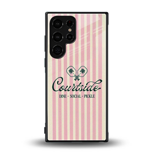 Courtside back phone cover | glass case for samsung galaxy s24 ultra