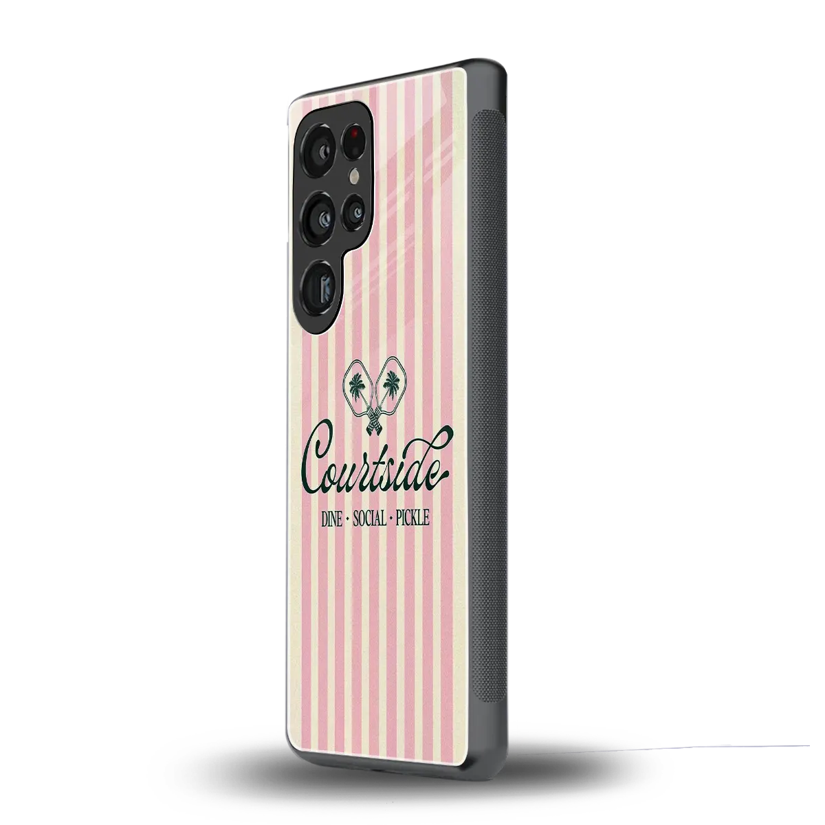 Courtside samsung galaxy s25 ultra mobile cover | shockproof glass phone case