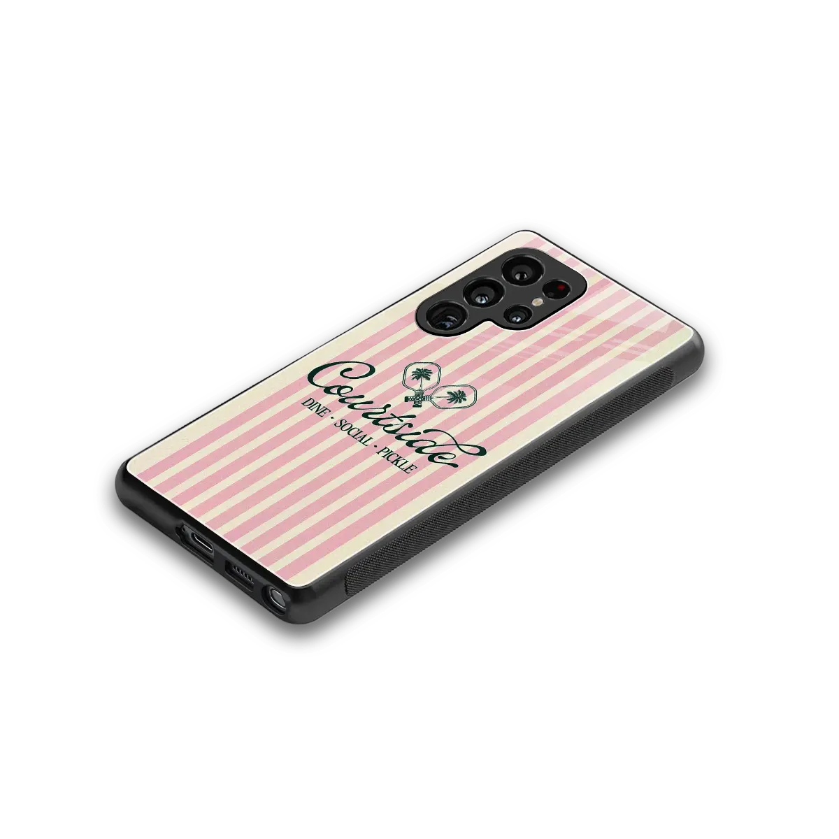 Courtside stylish phone case for samsung galaxy s26 ultra | glossy glass and slim fit