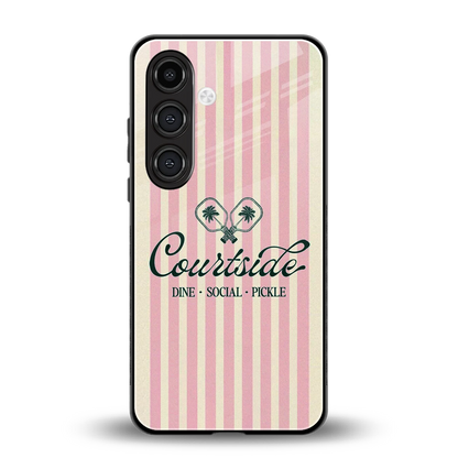 Courtside back phone cover | glass case for samsung galaxy s25