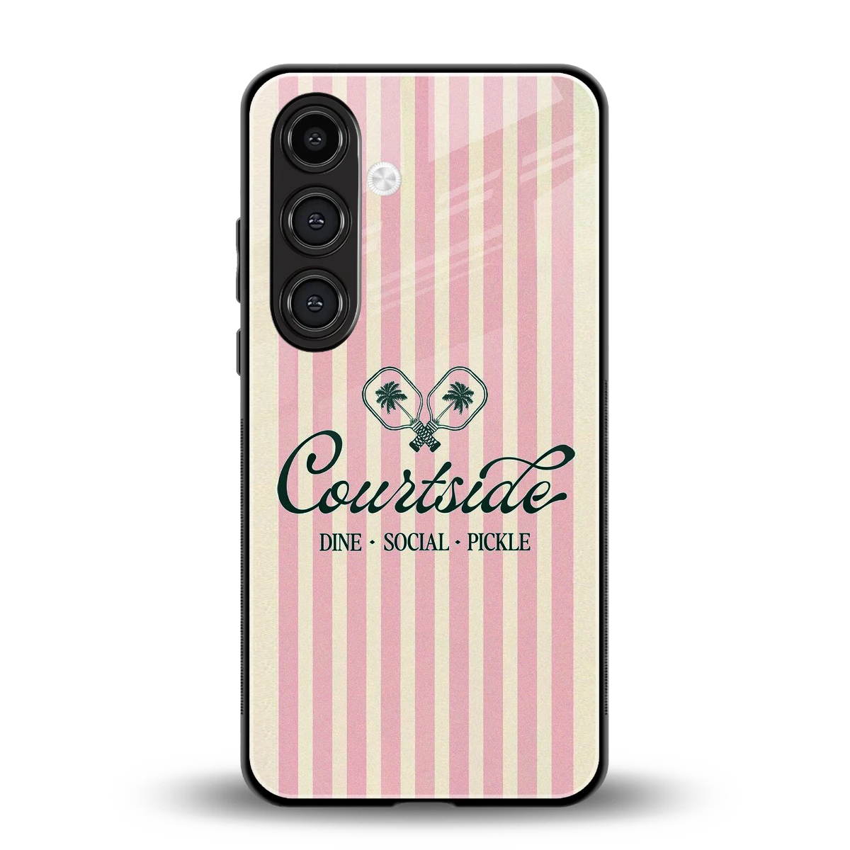 Courtside back phone cover | glass case for samsung galaxy s25 fe