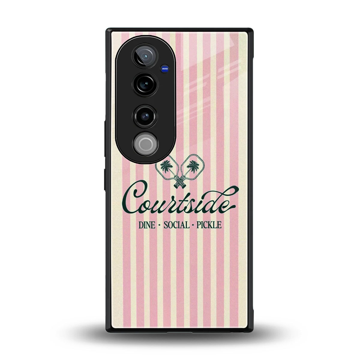 Courtside back phone cover | glass case for vivo v40 pro
