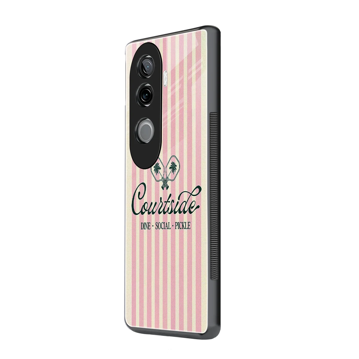 Courtside vivo v40e mobile cover | shockproof glass phone case