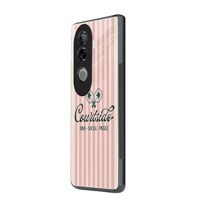 Courtside vivo v40e mobile cover | shockproof glass phone case