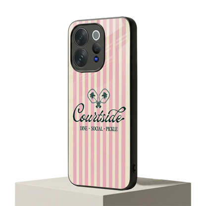 Courtside vivo v70 mobile cover | shockproof glass phone case