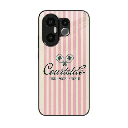 Courtside back phone cover | glass case for vivo x200 fe