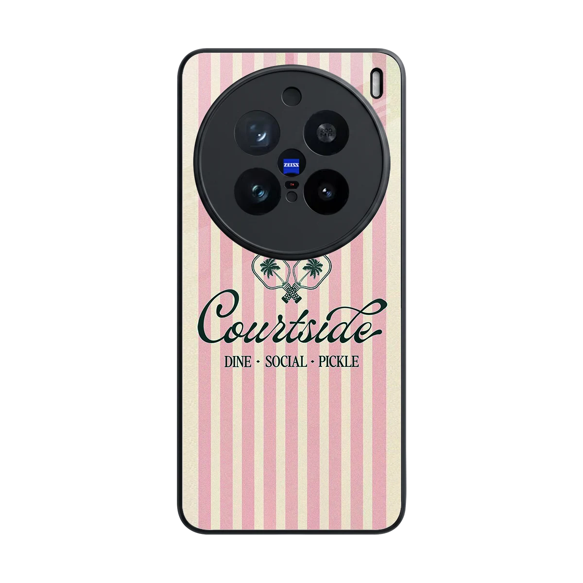 Courtside back phone cover | glass case for vivo x200 pro