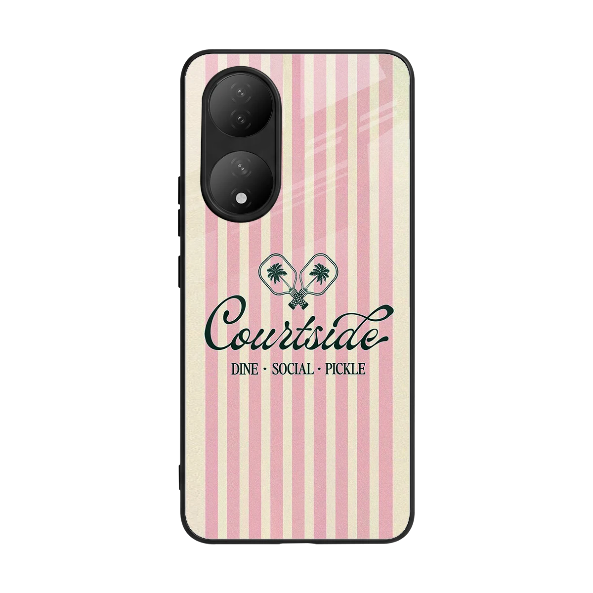 Courtside back phone cover | glass case for Vivo-y100
