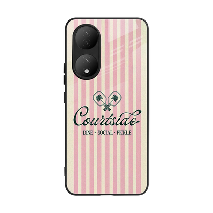Courtside back phone cover | glass case for Vivo-y100