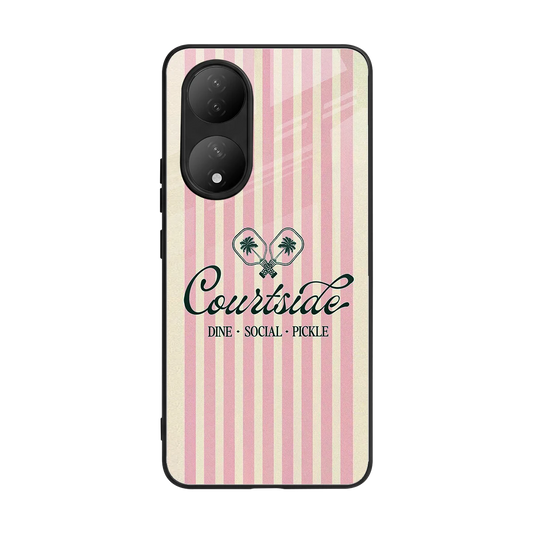 Courtside back phone cover | glass case for Vivo-y100