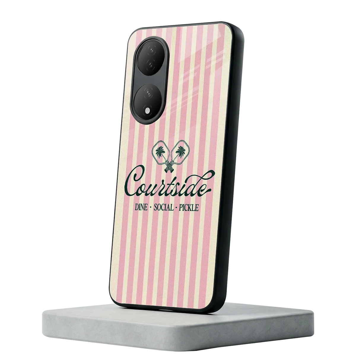 Courtside Vivo-y100 mobile cover | shockproof glass phone case