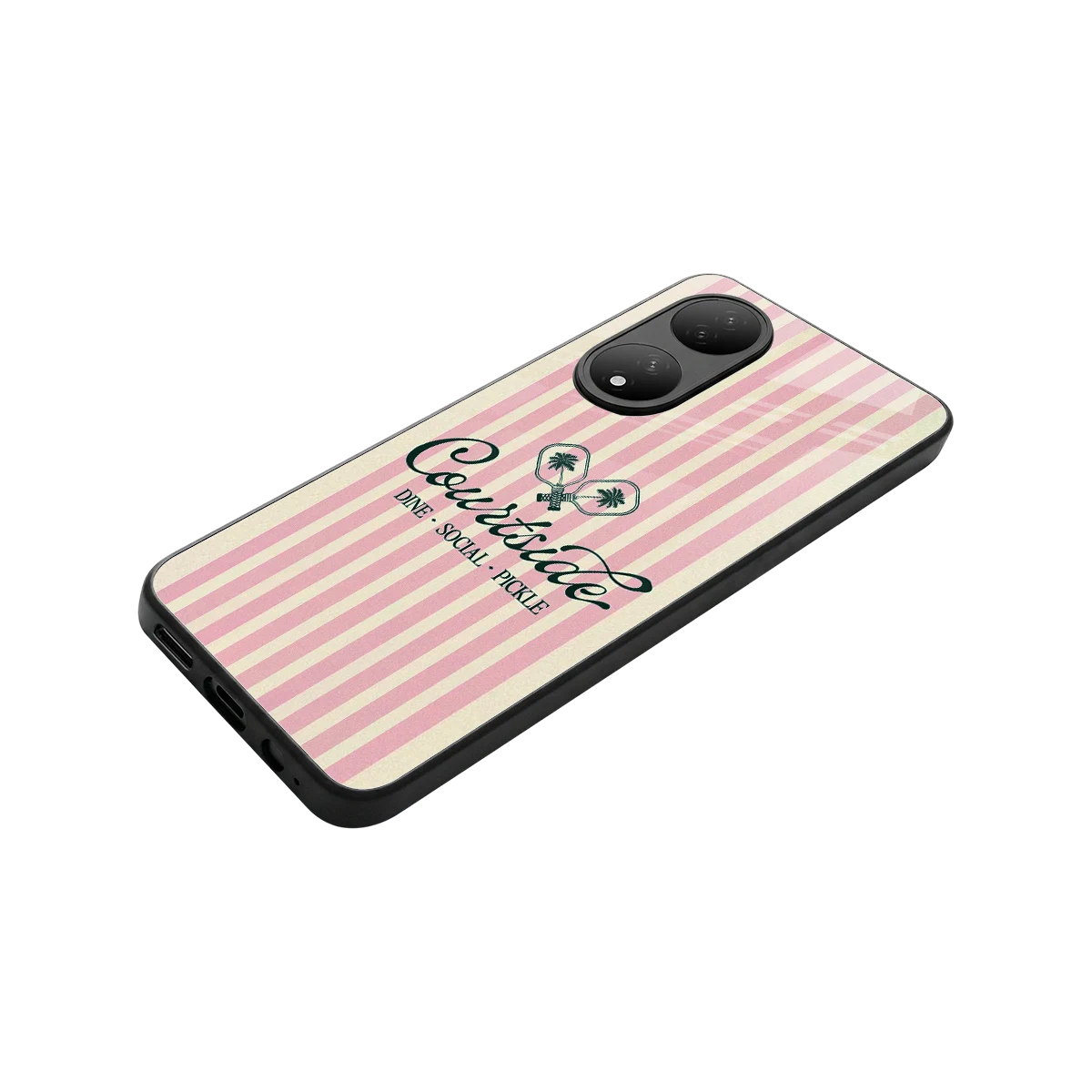 Courtside stylish phone case for Vivo-y100 | glossy glass and slim fit