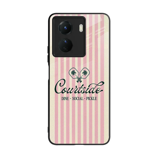 Courtside back phone cover | glass case for vivo y16