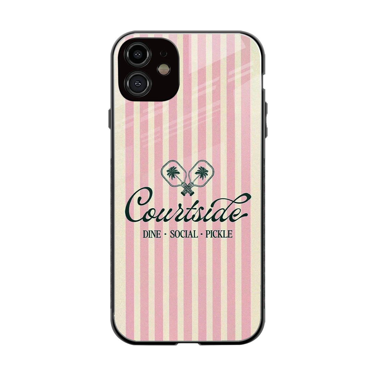 Courtside back phone cover | glass case for iphone 12