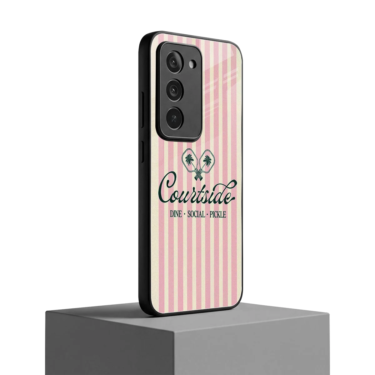 Courtside redmi 15 5g mobile cover | shockproof glass phone case