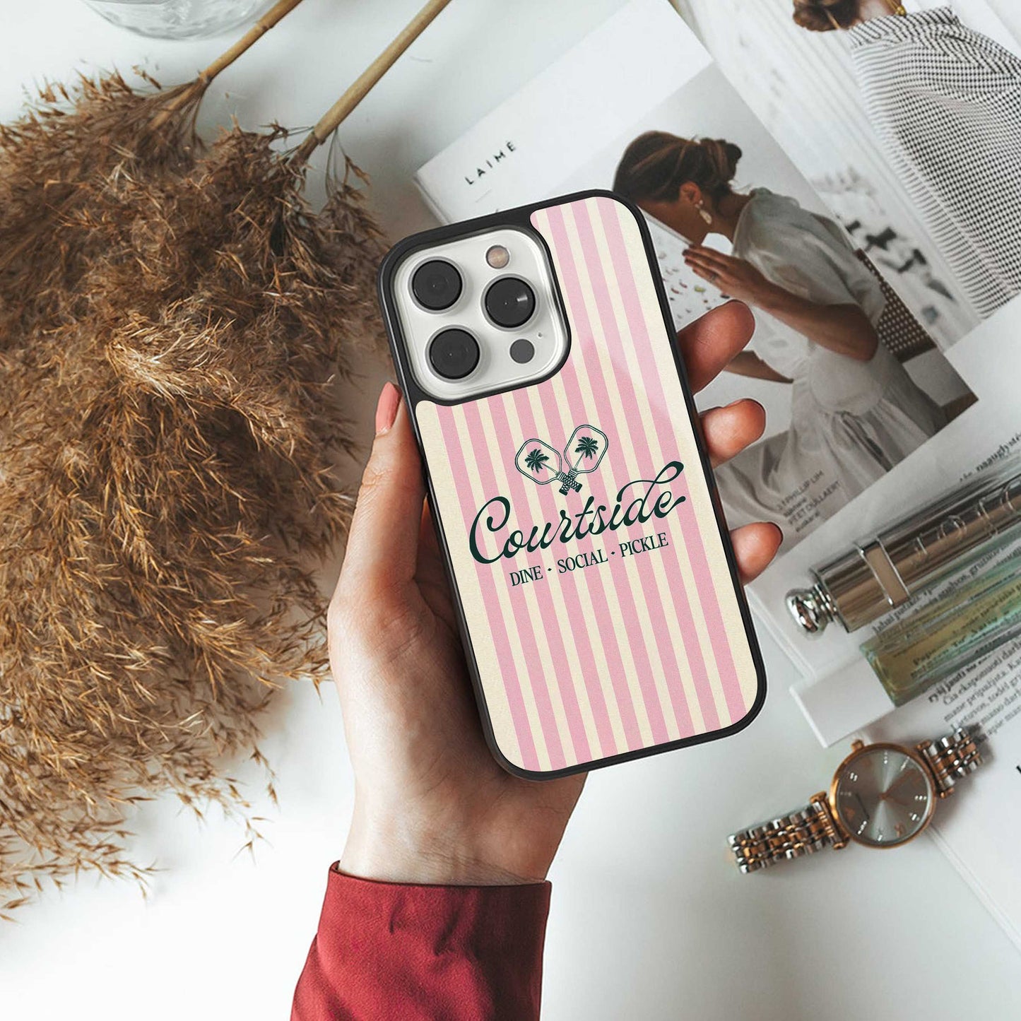 Courtside Phone Case for Iphone 16 | Glass Case