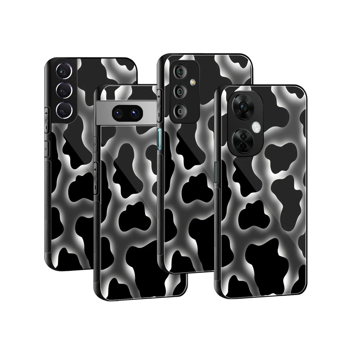 Stylish Glass Back Case for All Smartphones iPhone, Samsung, OnePlus, Pixel, Redmi, Oppo, Vivo, Motorola