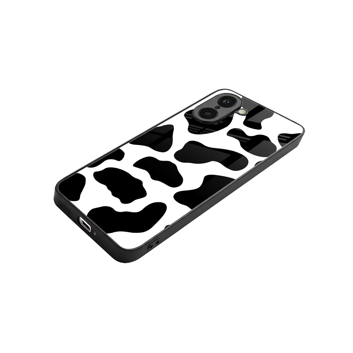 Cow Fur stylish phone case for oneplus nord ce5 5g | glossy glass and slim fit