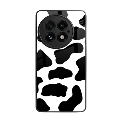 Cow Fur back phone cover | glass case for oneplus 13