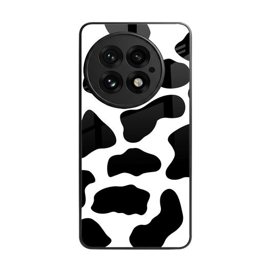 Cow Fur back phone cover | glass case for oneplus 13