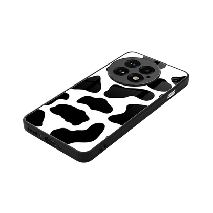 Cow Fur stylish phone case for oneplus 13 | glossy glass and slim fit