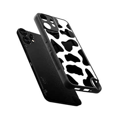 Cow Fur sleek cmf nothing phone 2 pro cover with tempered glass back and TPU edges