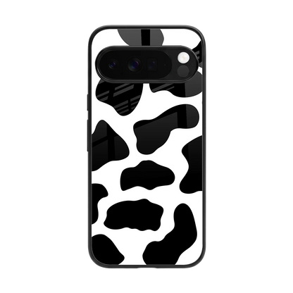 Cow Fur back phone cover | glass case for google pixel 10 pro xl