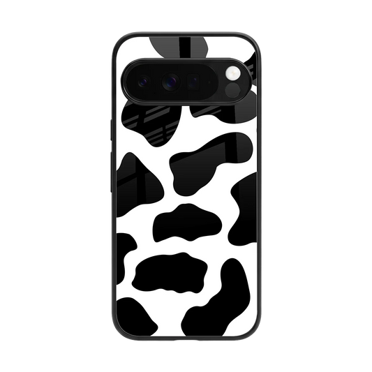 Cow Fur back phone cover | glass case for google pixel 10 pro xl