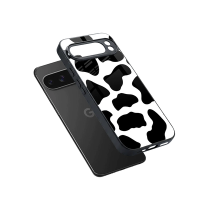Cow Fur sleek google pixel 10 pro xl cover with tempered glass back and TPU edges