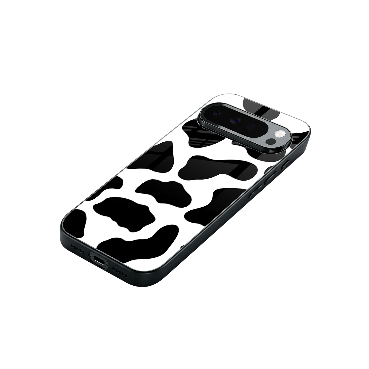 Cow Fur stylish phone case for google pixel 10 pro xl | glossy glass and slim fit