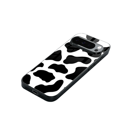 Cow Fur stylish phone case for google pixel 10 pro xl | glossy glass and slim fit