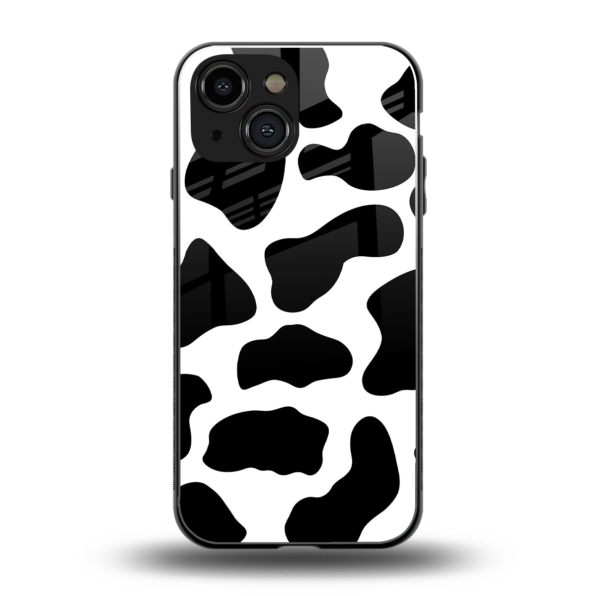 Cow Fur back phone cover | glass case for iphone 13 mini