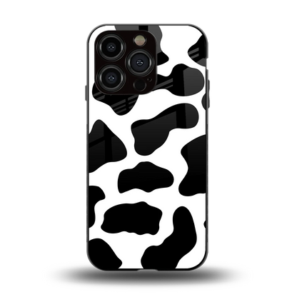 Cow Fur back phone cover | glass case for iphone 13 pro