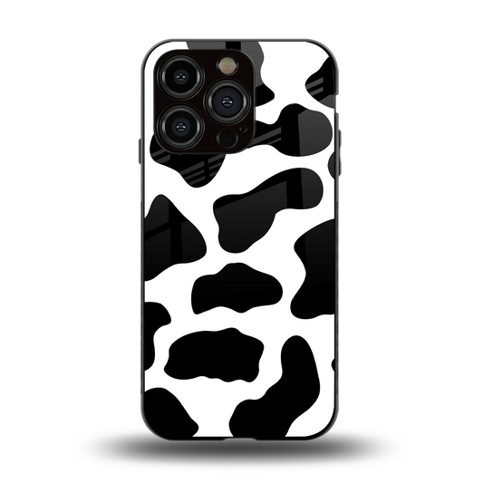 Cow Fur back phone cover | glass case for iphone 13 pro